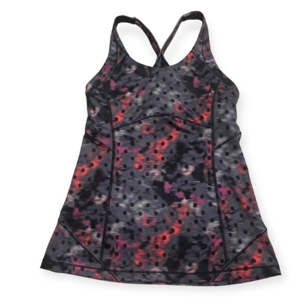 Lululemon Kanto Catch Me Tank Windy Blooms Regal Plum Size 8